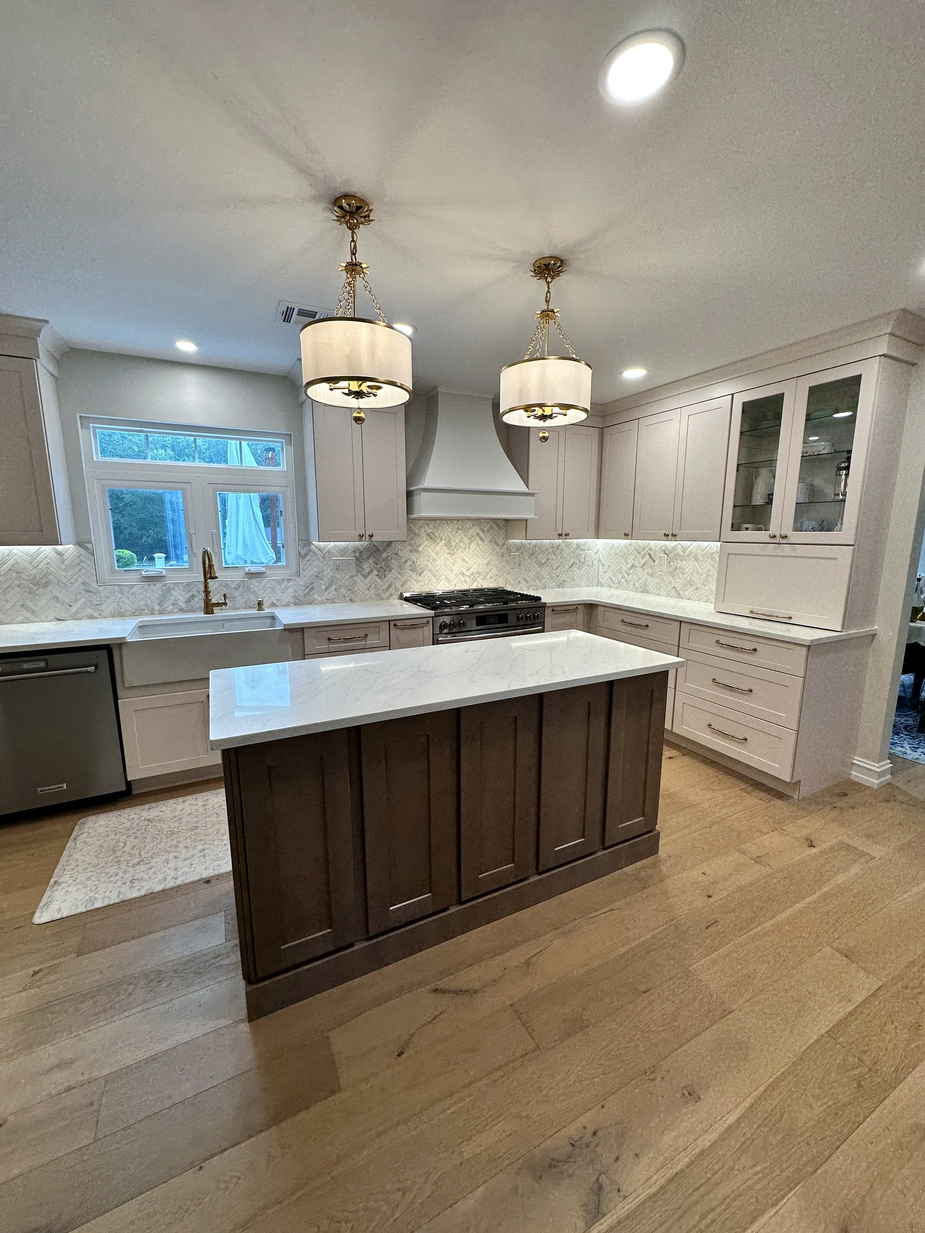 Custom Island Kitchen by Classic Touch Designs