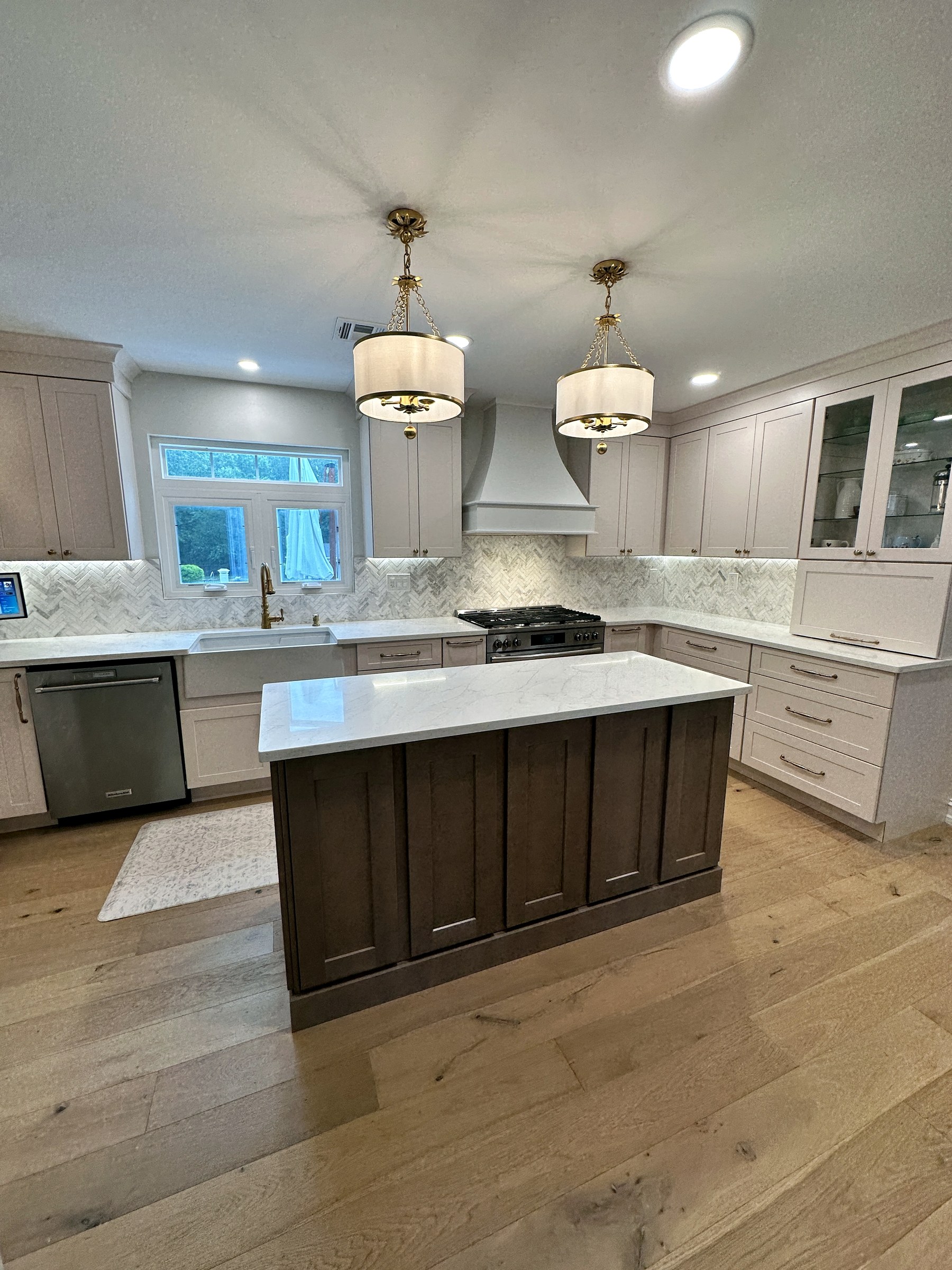 Custom Island Kitchen by Classic Touch Designs