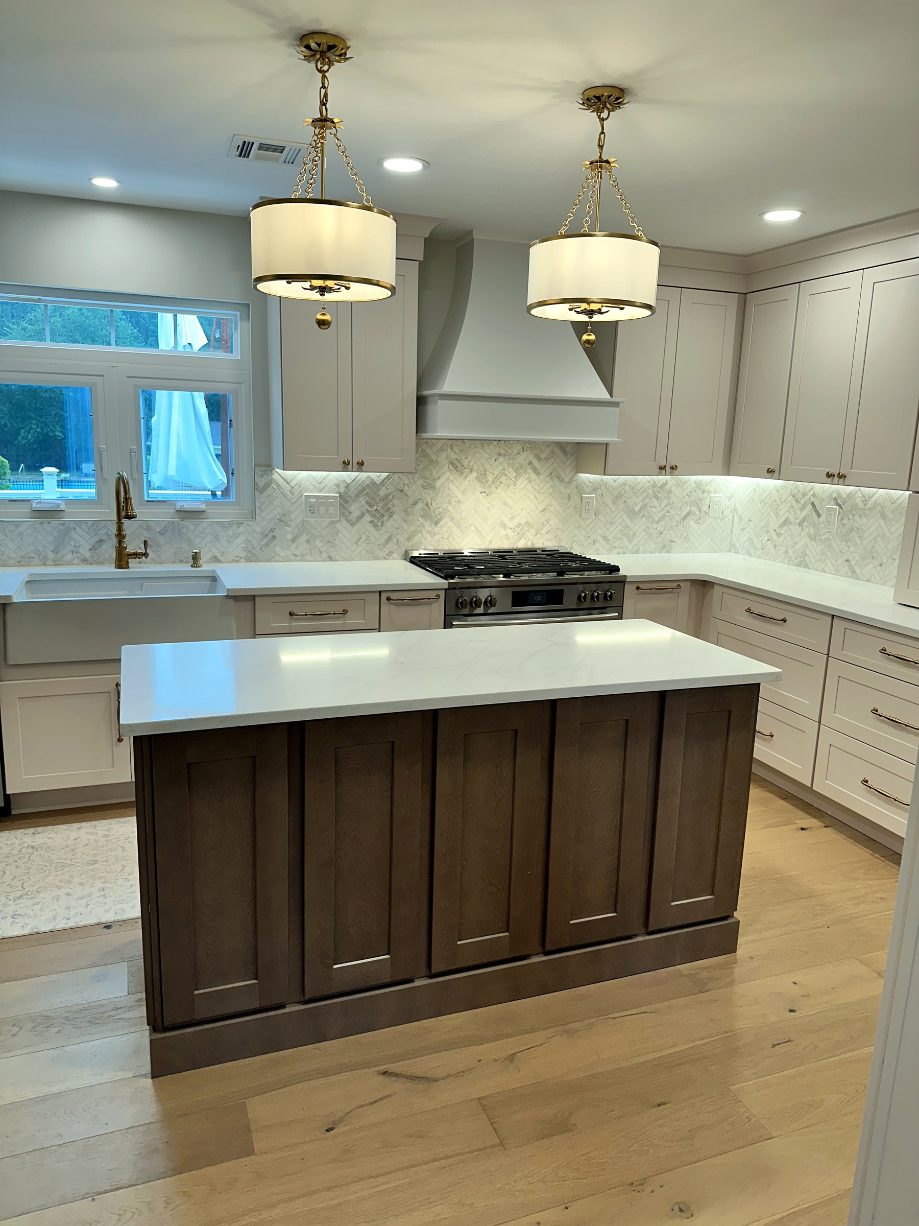 Custom Island Kitchen by Classic Touch Designs