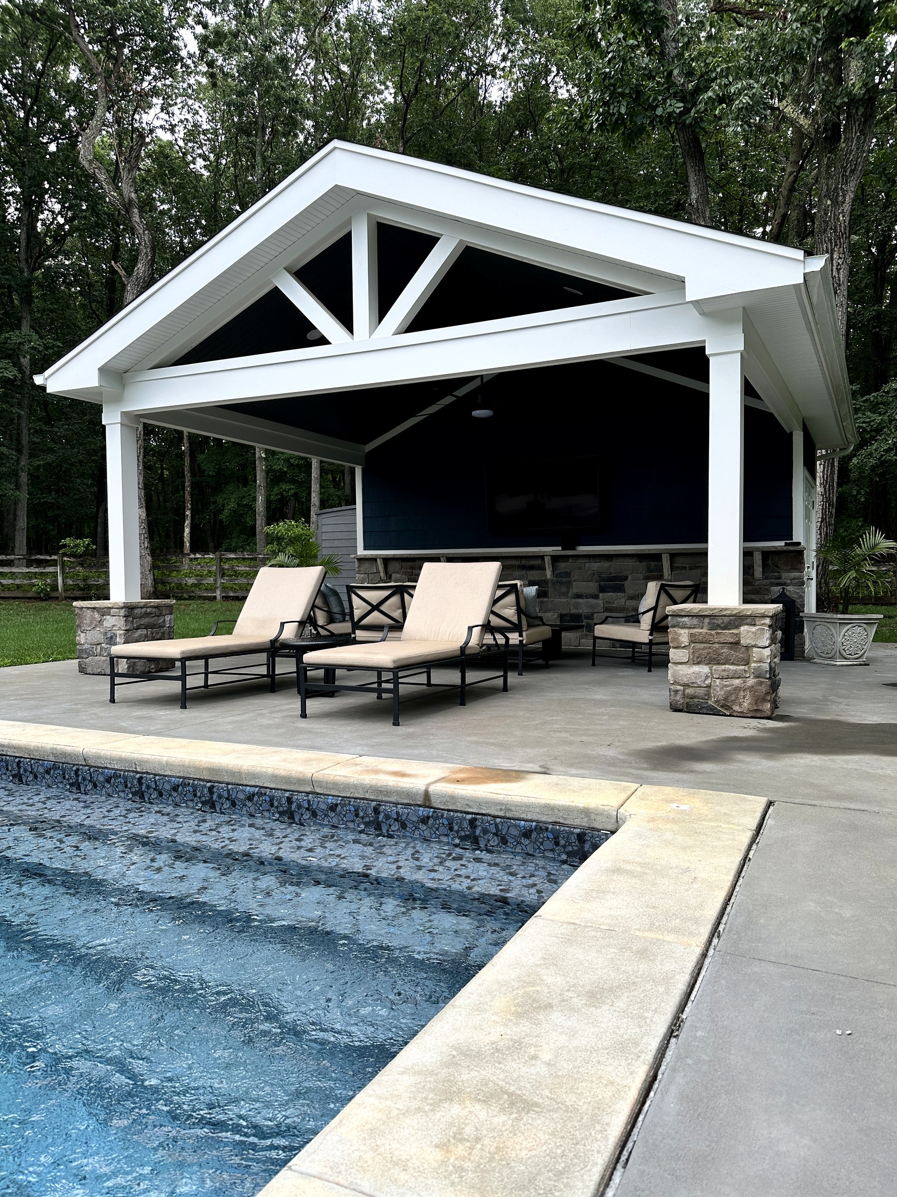 Pool Pavilion by Classic Touch Designs