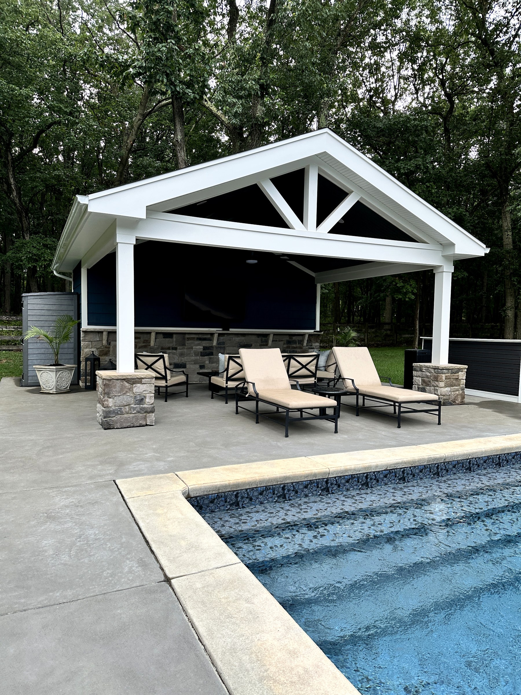 Pool Pavilion by Classic Touch Designs