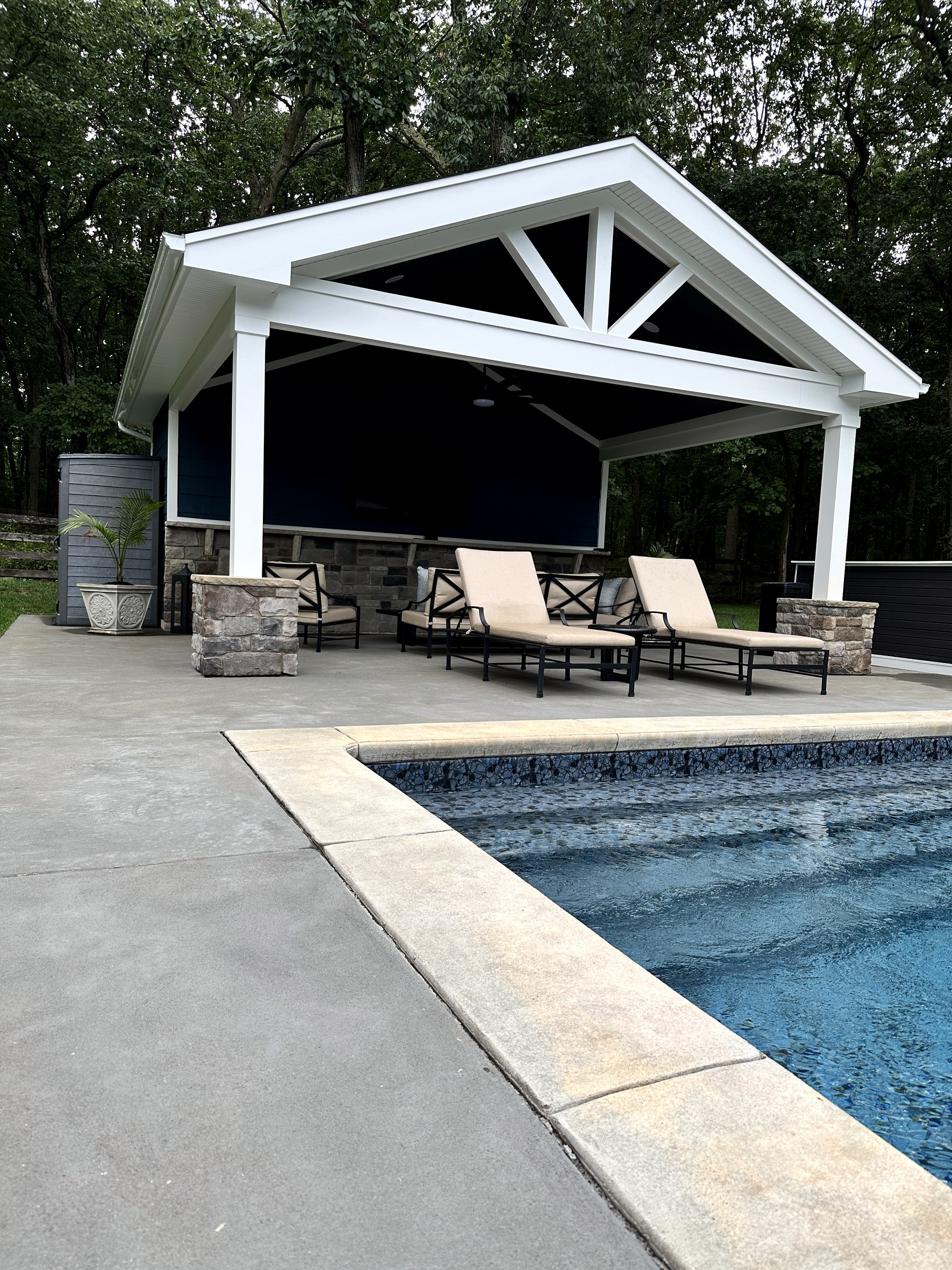Pool Pavilion by Classic Touch Designs
